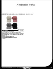 ACCESORIOS CABALLERO