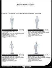 MANIQUIES Y EXHIBIDORES