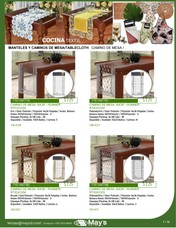 MANTELES Y CAMINOS DE MESA