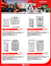 PRODUCTOS ELECTRICOS - LAMPARAS SOLARES - LINTERNAS