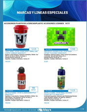ACCESORIOS PLASTICOS LICENCIAS