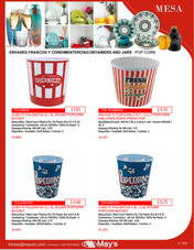 ENVASES FRASCOS Y CONDIMENTEROS