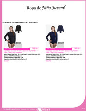 VESTIDOS DE BANO Y PLAYA