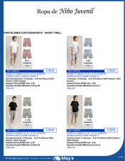 PANTALONES CORTOS