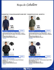 CHAQUETAS Y CHALECOS