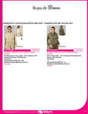CHAQUETAS Y CHALECOS